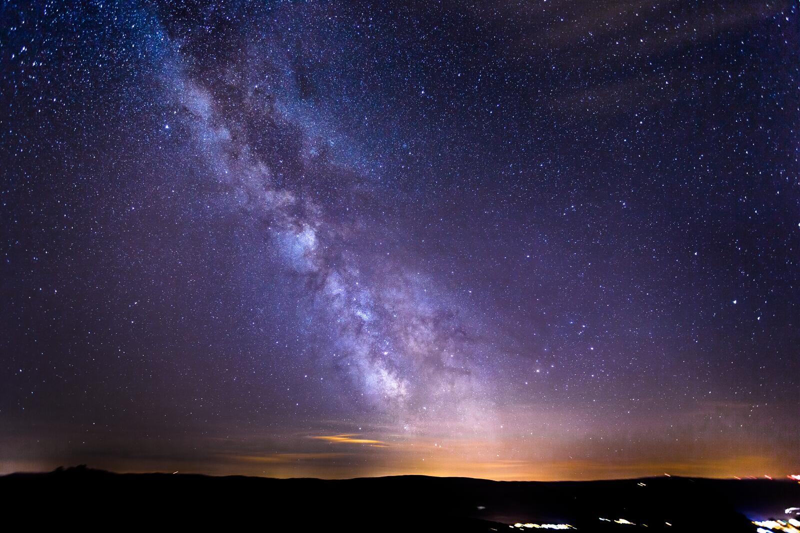 Обои ночное небо космическое пространство вечернее небо на рабочий стол