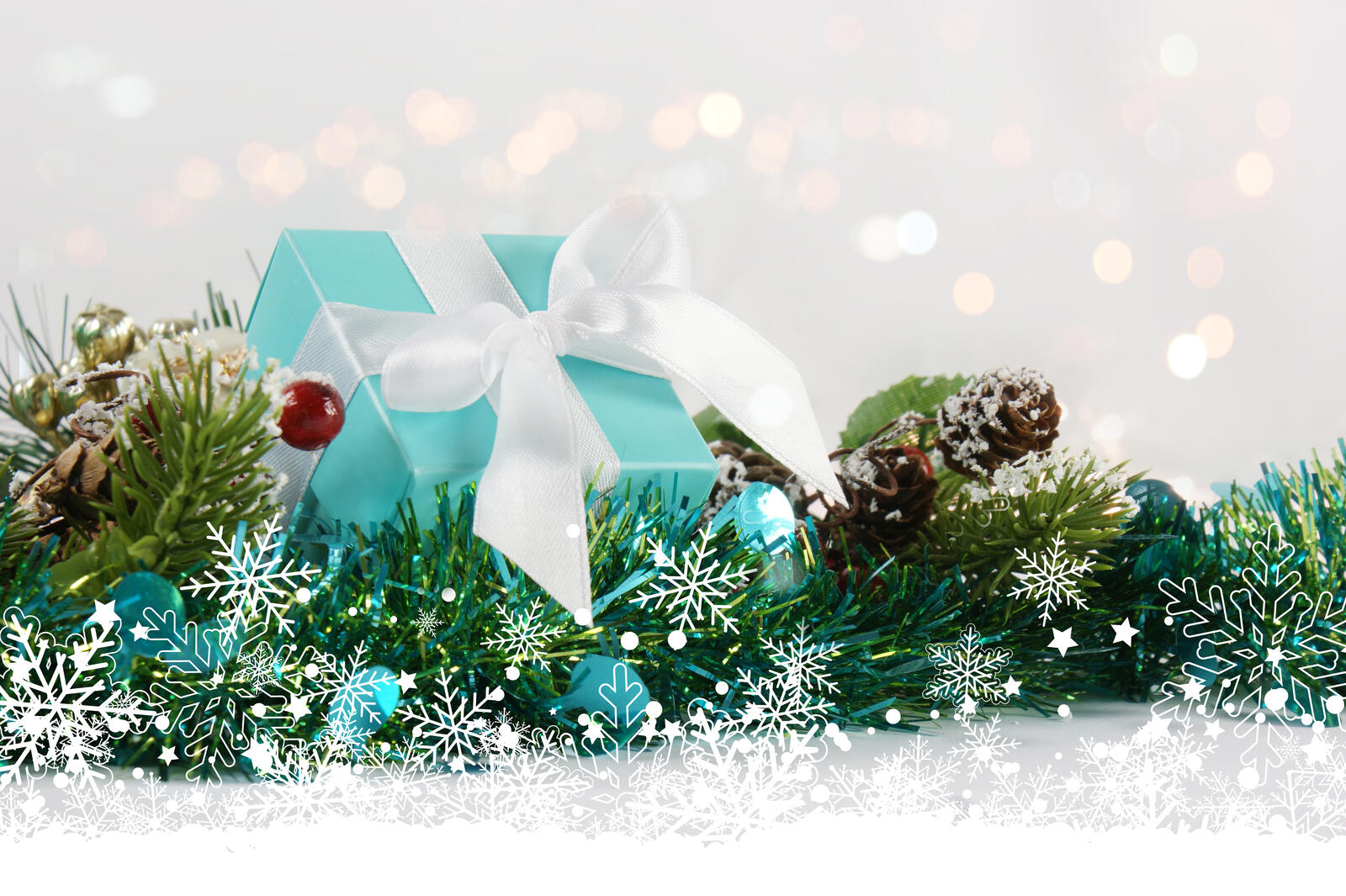 Wallpapers holiday decor gifts on the desktop