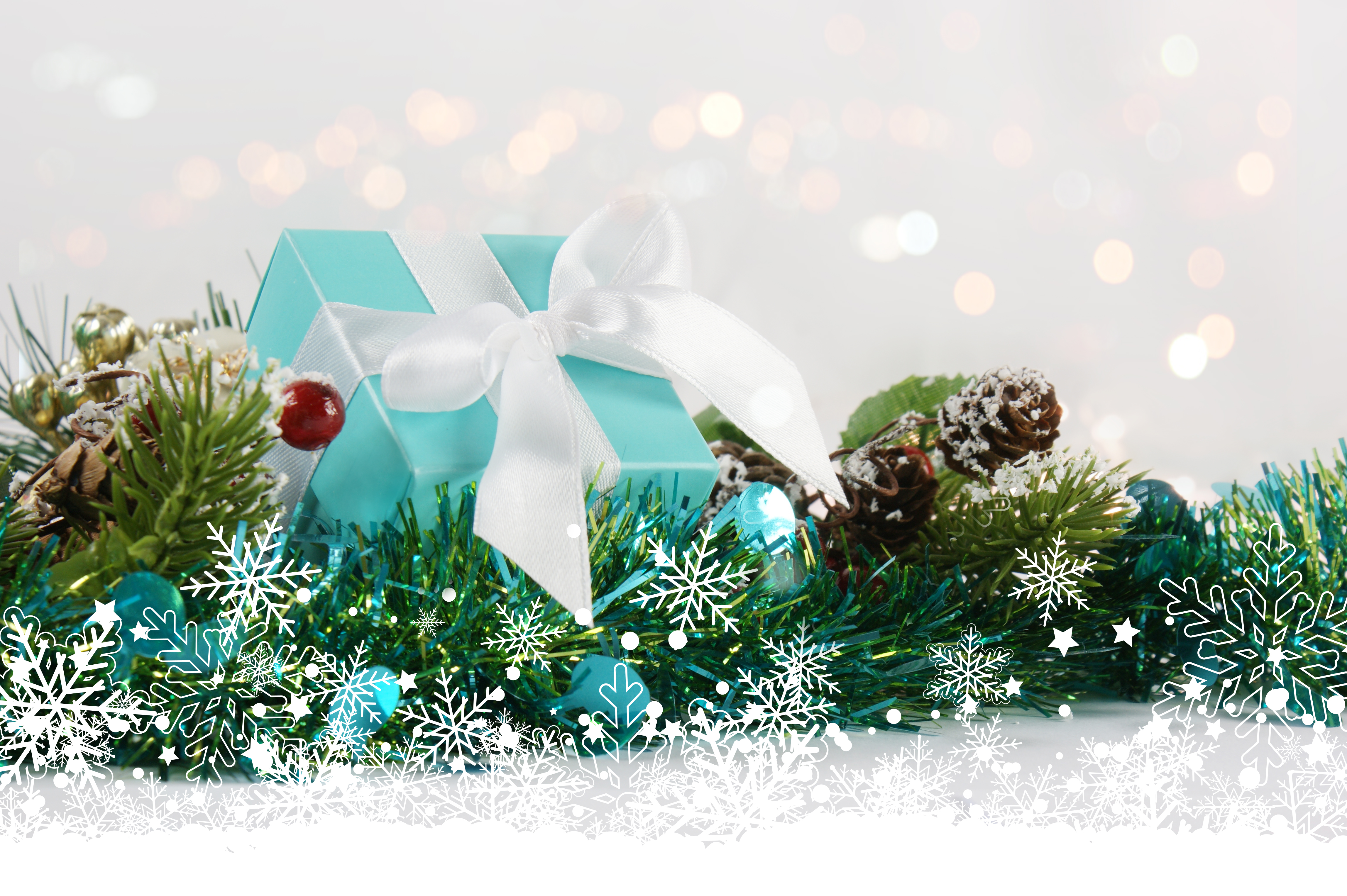 Wallpapers holiday decor gifts on the desktop