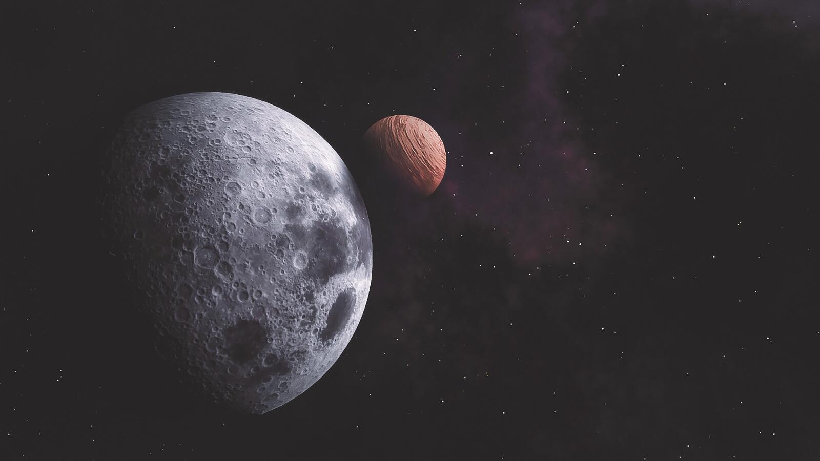Wallpapers stars planets companion on the desktop