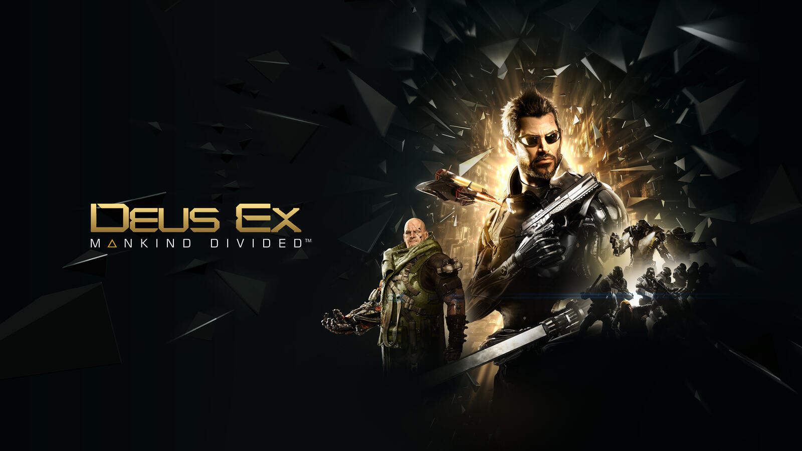 Обои Deus Ex: Mankind Divided компьютерные игры заставка на рабочий стол