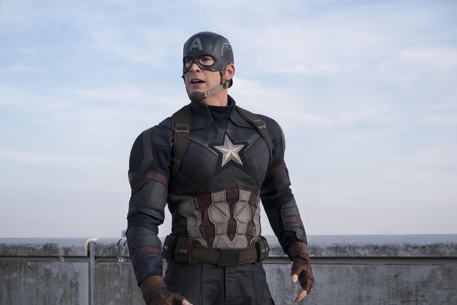 Wallpapers captain america superheroes costume on the desktop