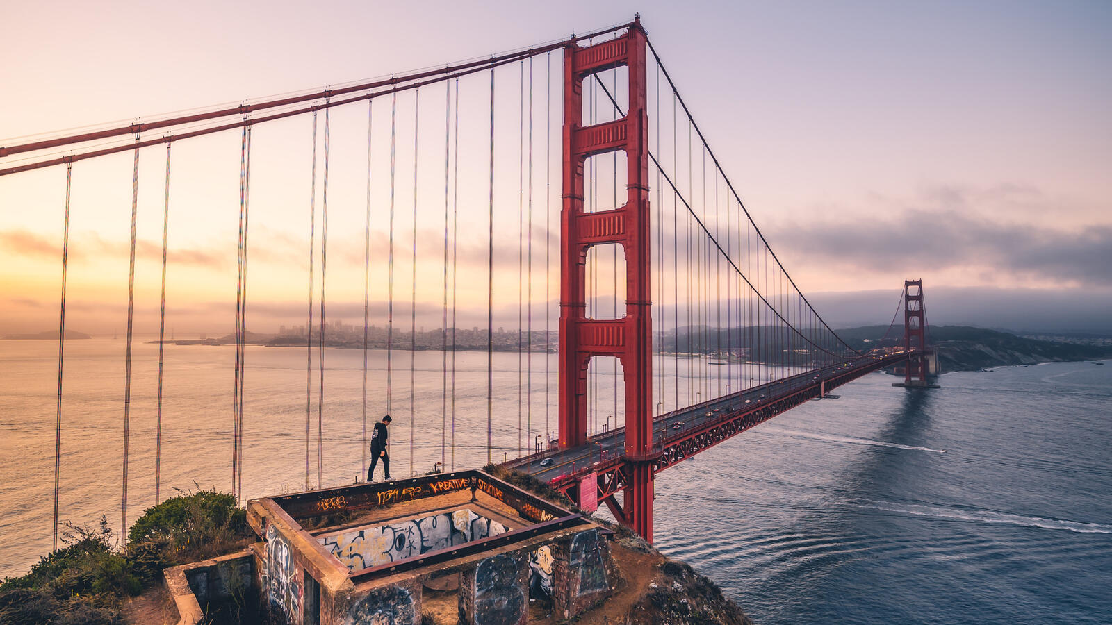 Wallpapers Golden Gate Bridge photos city on the desktop
