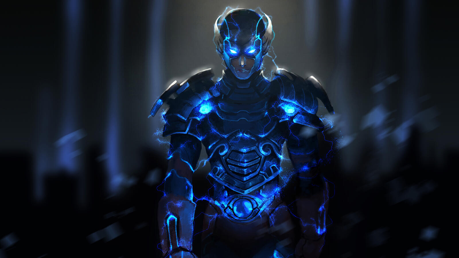 Wallpapers robot glows Iron Man on the desktop