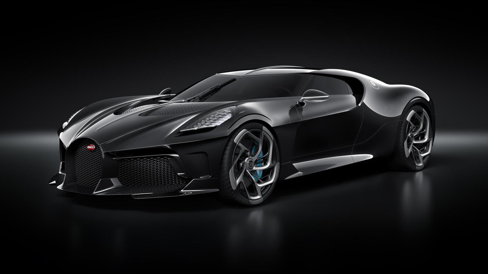 Обои черный суперкары Bugatti La Voiture Noire на рабочий стол