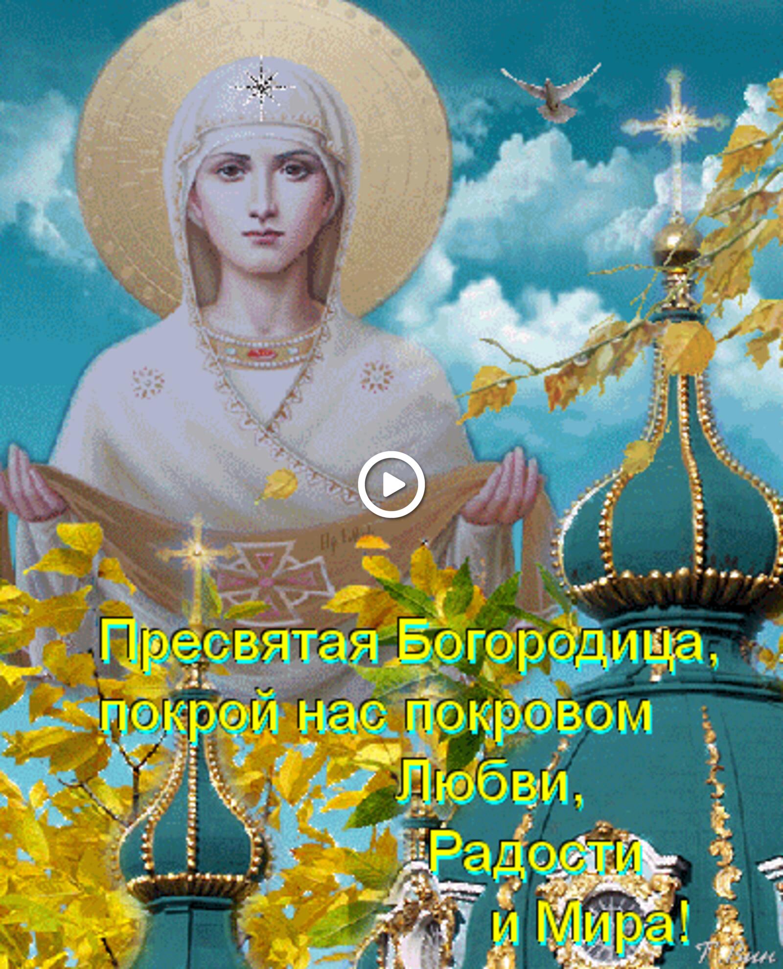 cover of the holy mother of god congratulation icon
