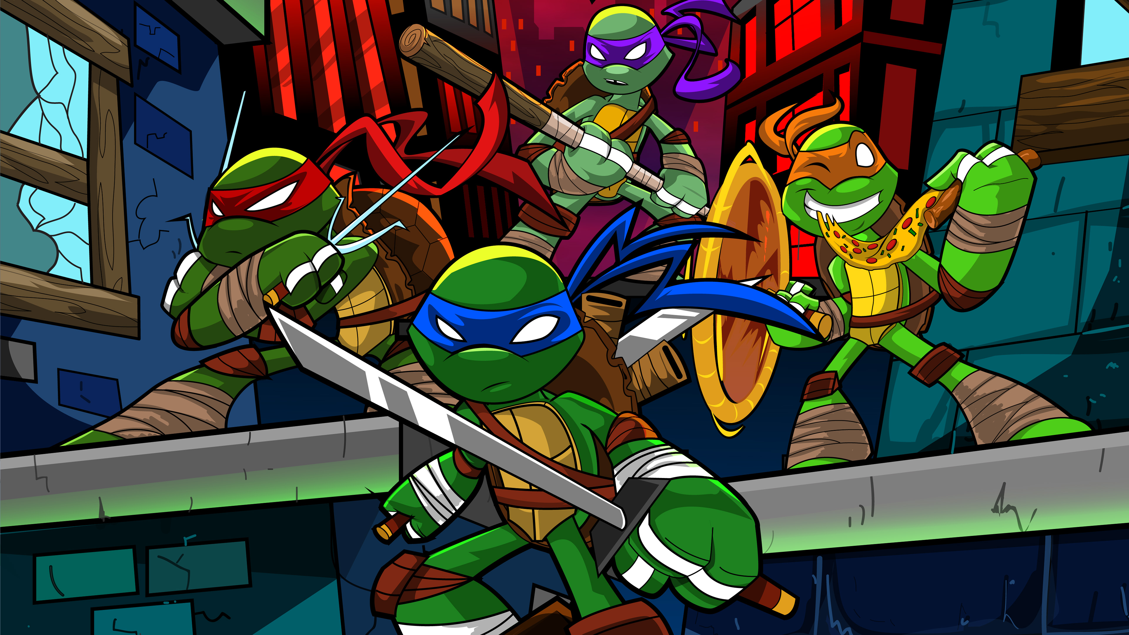Wallpapers teenage mutant ninja turtles ninja turtle artwork on the desktop