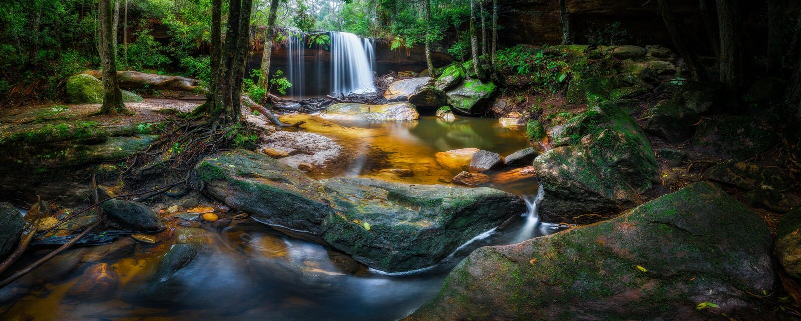 Бесплатное фото Скачать картинку водопада, австралия для рабочего стола бесплатно.