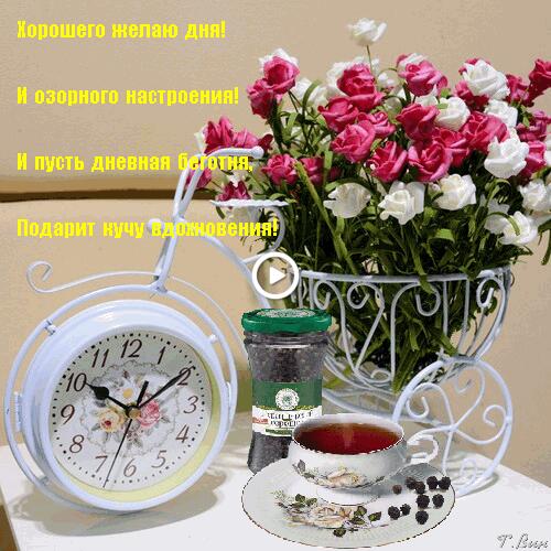 good saturday morning flowers alarm clock