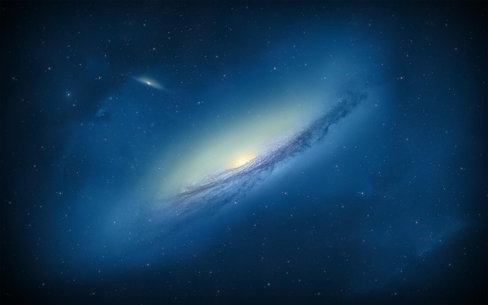 Wallpapers disk galaxy center milky way on the desktop