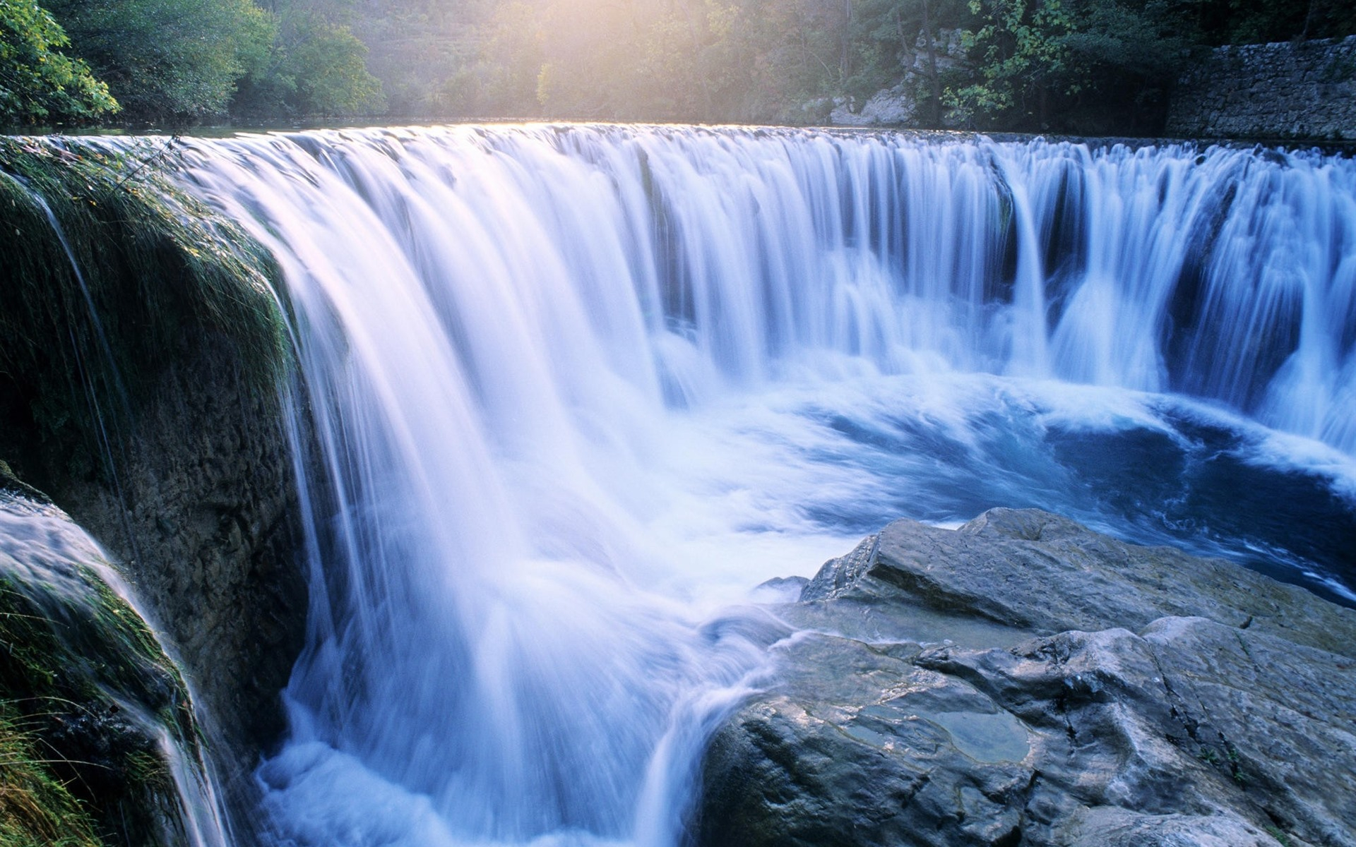 Фото бесплатно обои водопад, природа, прекрасная