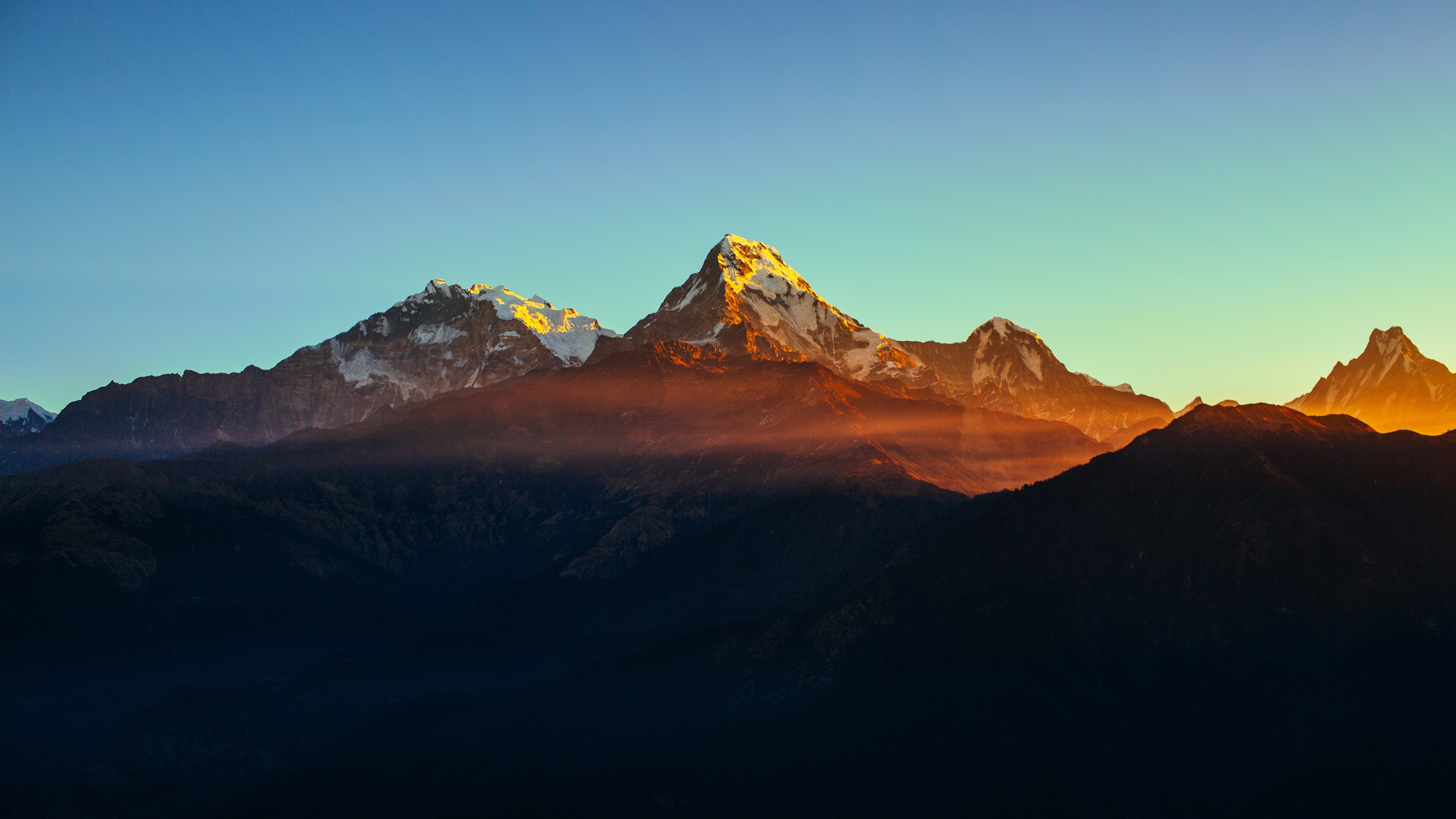 Wallpapers Himalayas snow peak on the desktop