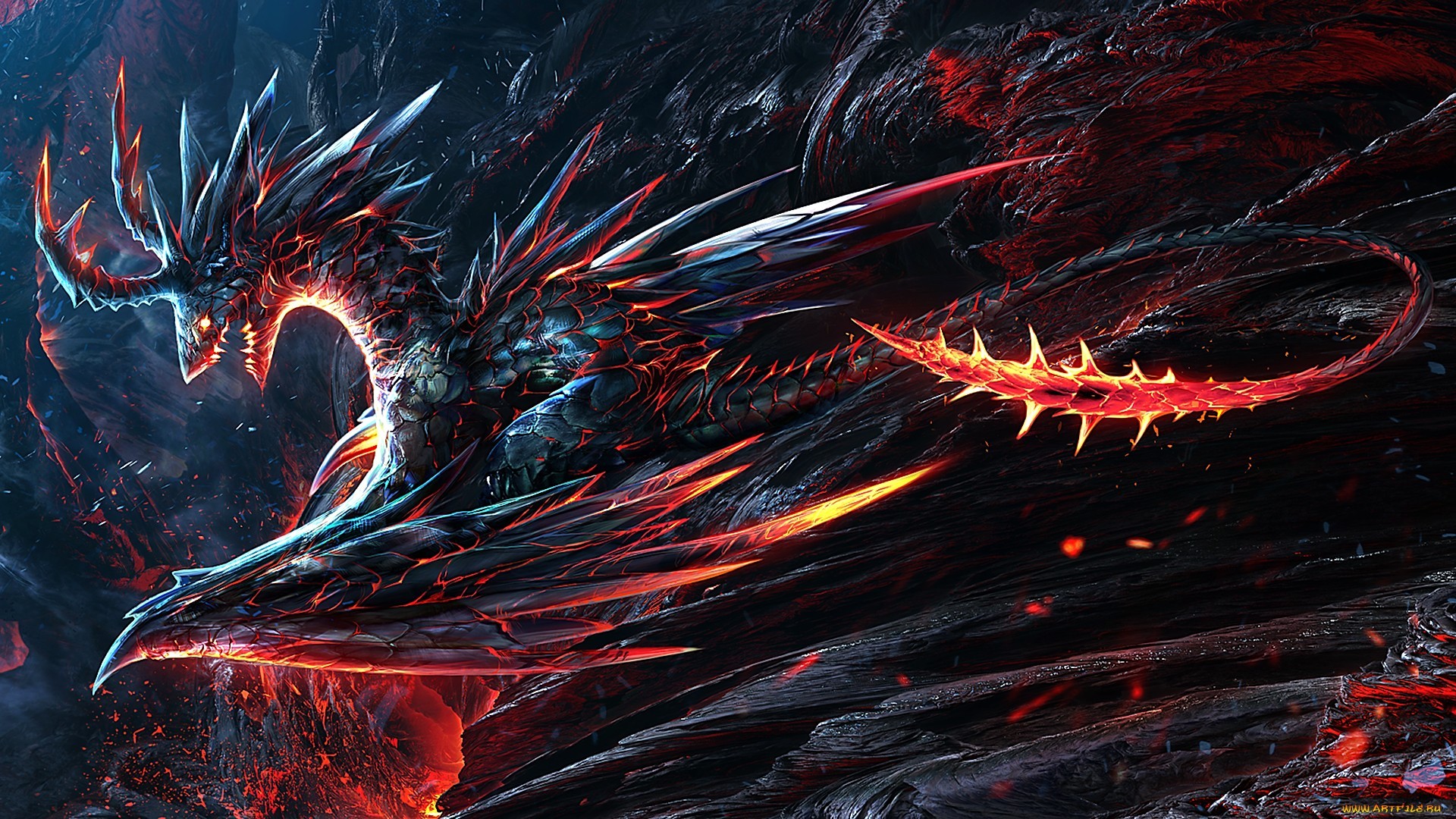 Wallpapers dragon fantasy publish on the desktop